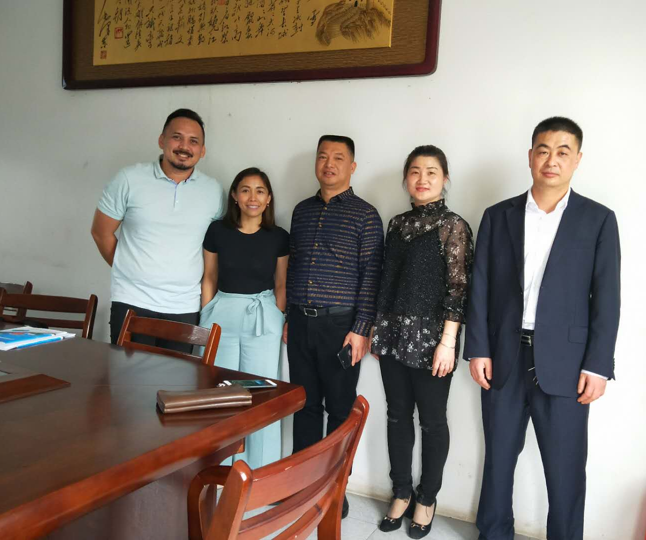 菲利賓客戶來(lái)我司考察